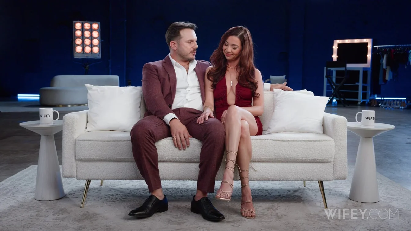 Preview of Wifey Jezebel Gambino And Leo Married Redhead Gets Creampied In Threesome XXX